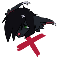 headshot sticker flat chibi example