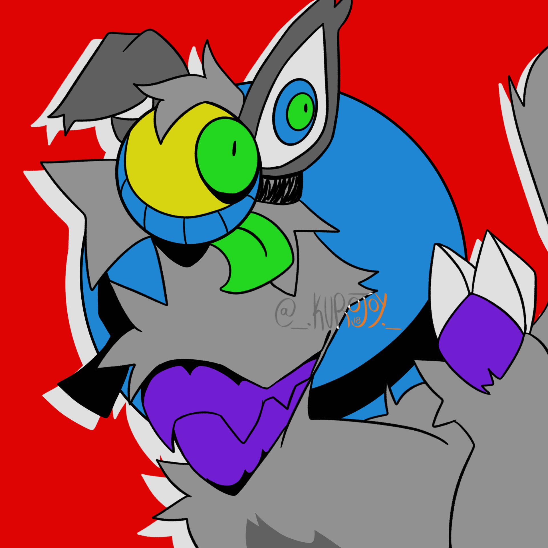 halfbody flat 3 frame gif example